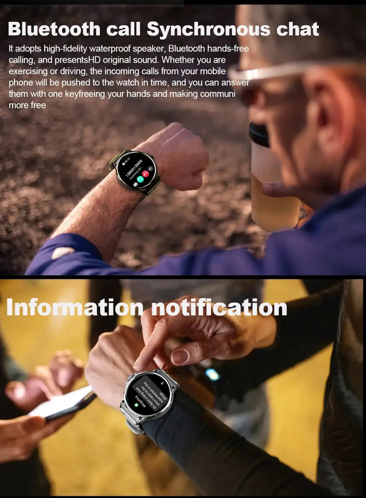 1.85" Ultra HD Smart Watch