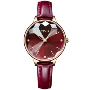 8065C | Quartz Women Watch | Leather Band