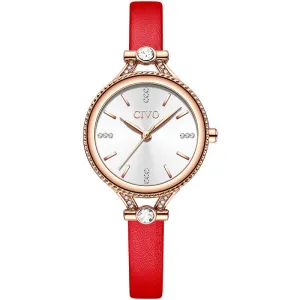 8120C | Quartz Women Watch | Leather Band