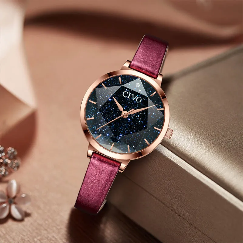 8123C | Quartz Women Watch | Leather Band