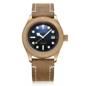 Aquatico Bronze Sea Star Blue Dial Watch (Bronze Bezel)