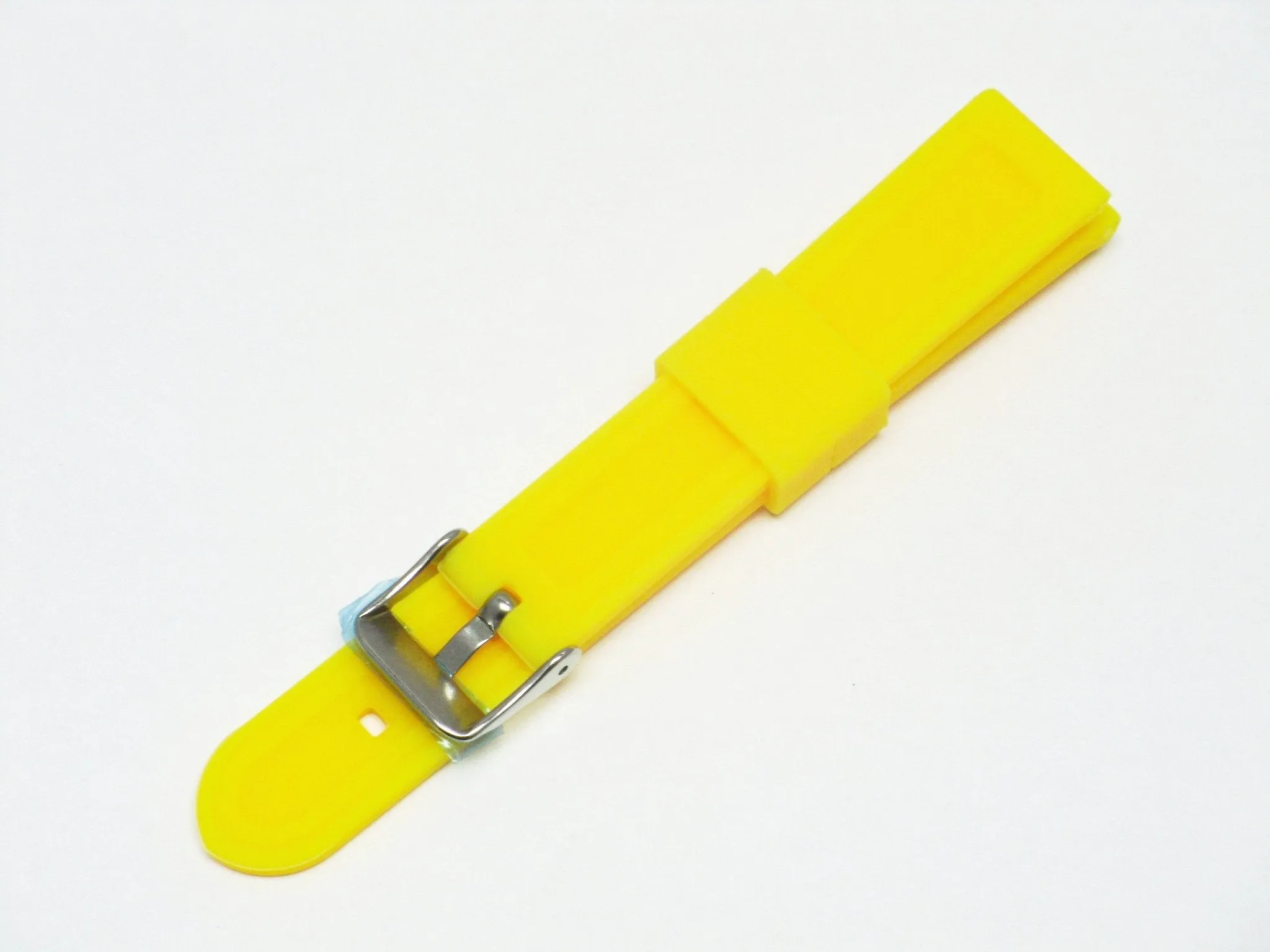 BEST QUALITY,SILICONE WATCH BAND YELLOW  COLOR 18MM, 20MM & 26MM