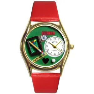 Billiards Watch Small Gold Style