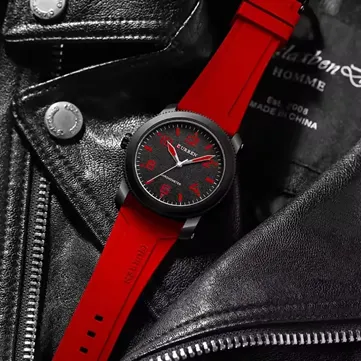 Blue/Red Unisex Watches/Marca Curren/Reloj para Hombre y Mujer Marca Curren