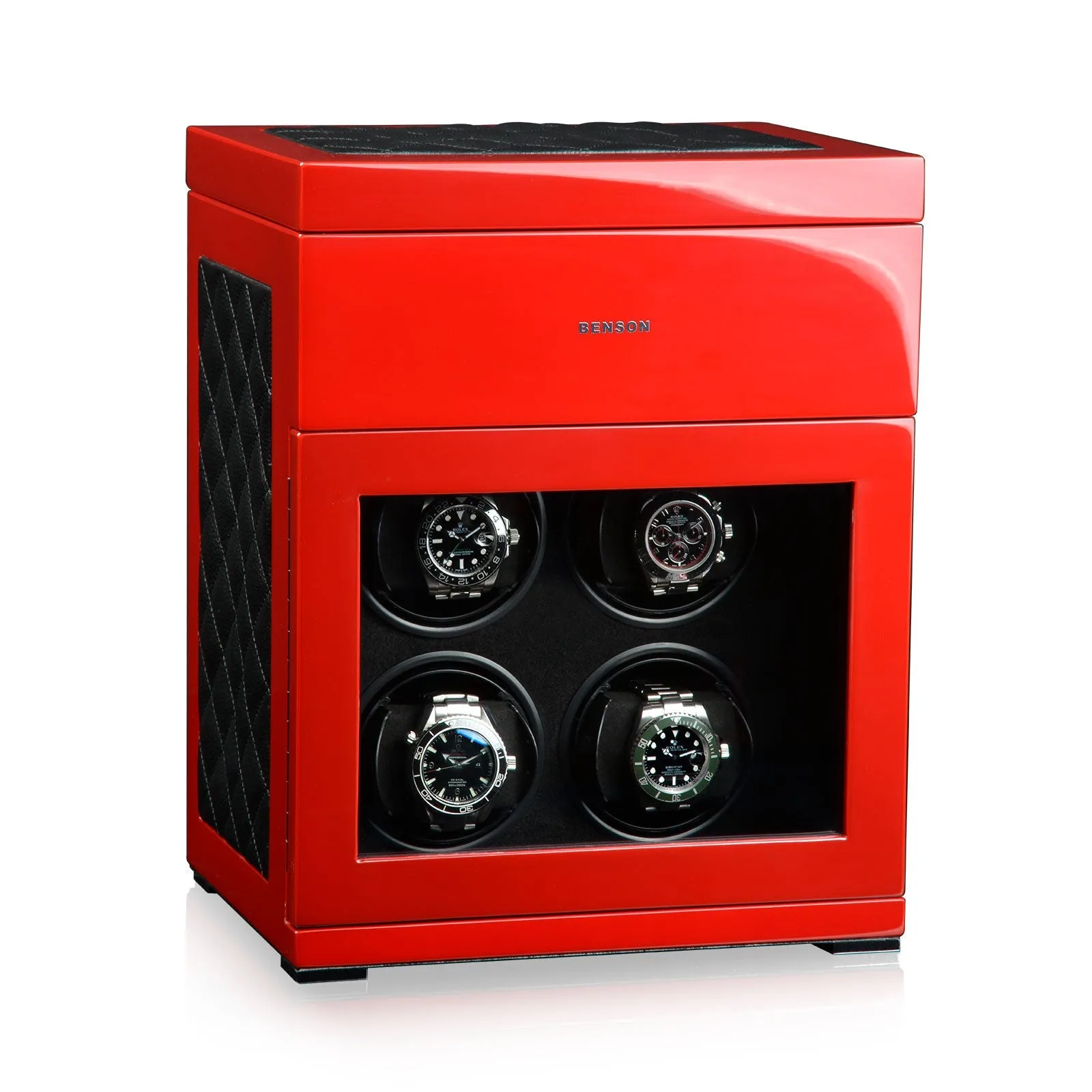 BSN Watch Winder Black Series 4.16 LE Red/black leather