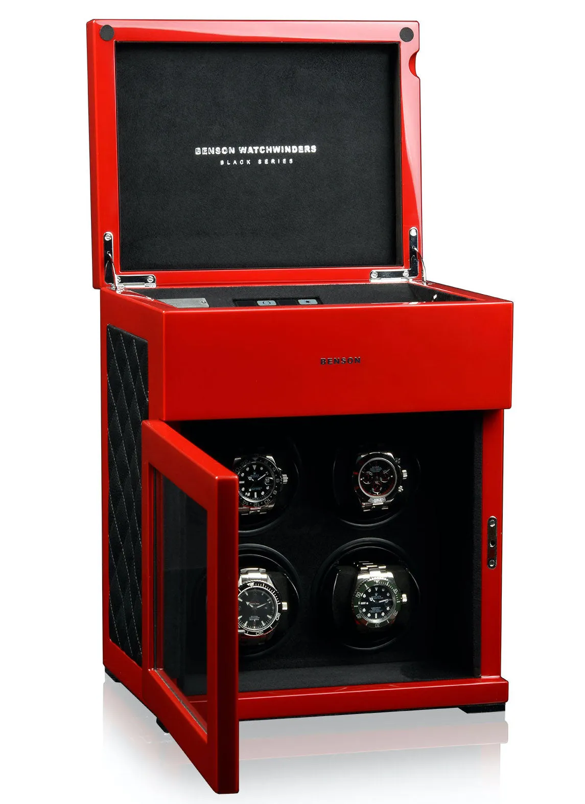 BSN Watch Winder Black Series 4.16 LE Red/black leather