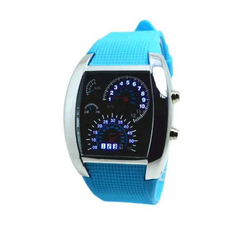 Casual Simple Style Solid Color Electronic Men's Watches