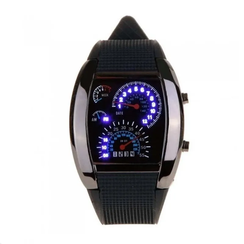 Casual Simple Style Solid Color Electronic Men's Watches