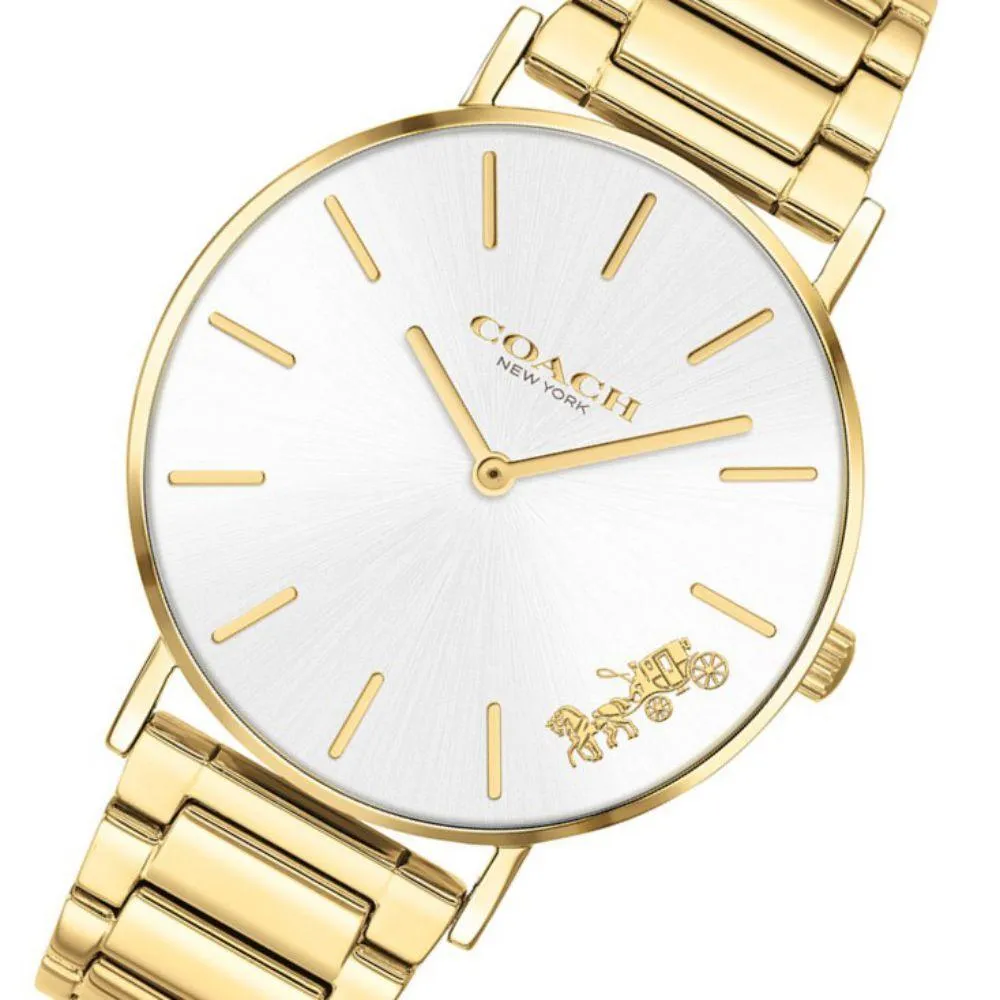 Coach Perry Gold Steel Women's Watch 14503345