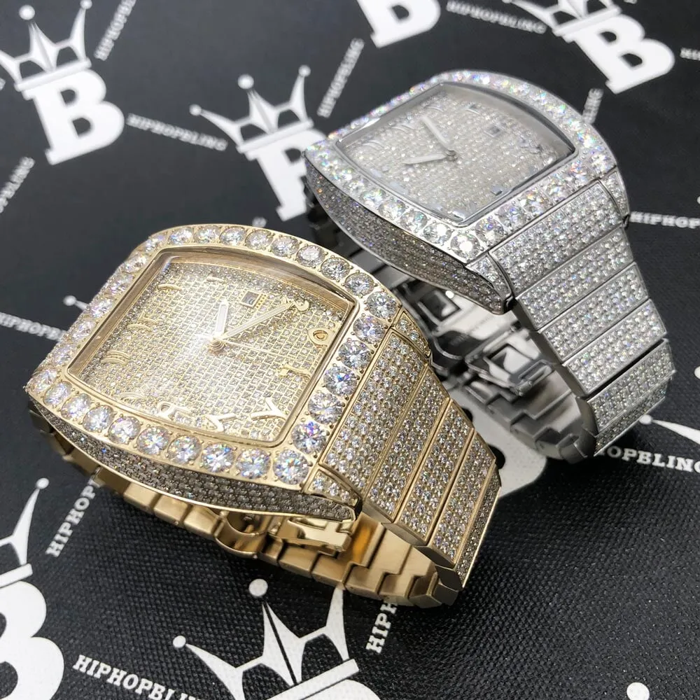 Custom Emperor VVS Moissanite Iced Out Watch