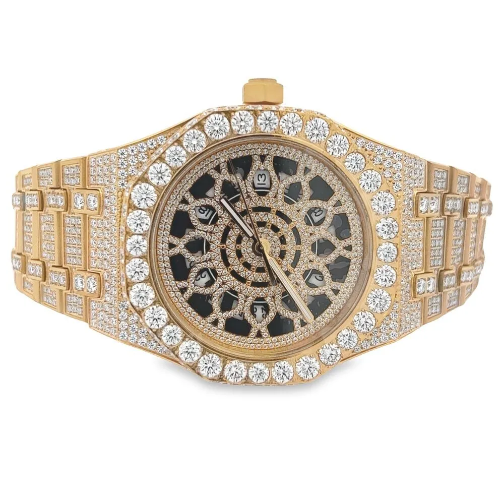 Custom Moissanite VVS Iced Out Watch