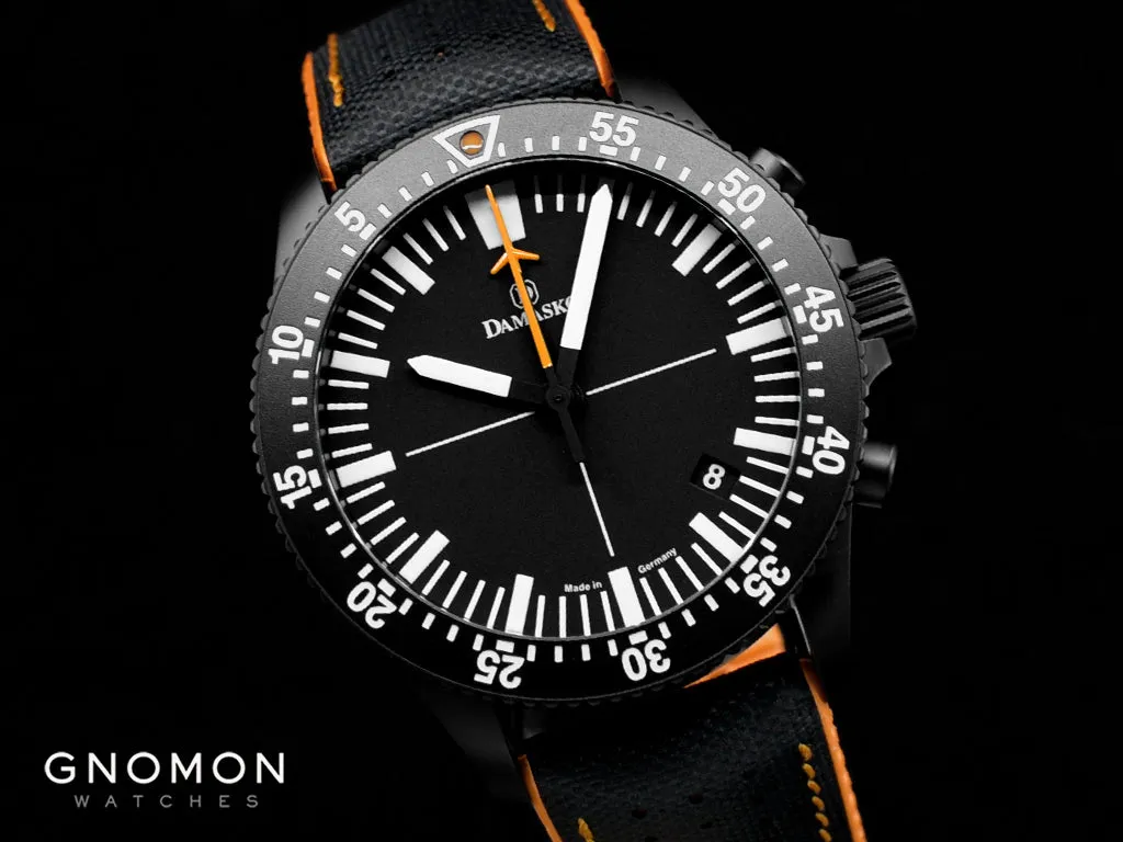 DC82 Orange Black  - Central Minutes Chrono