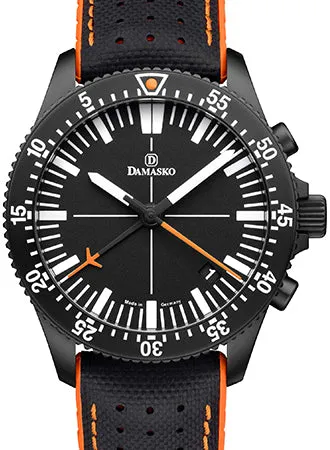 DC82 Orange Black  - Central Minutes Chrono