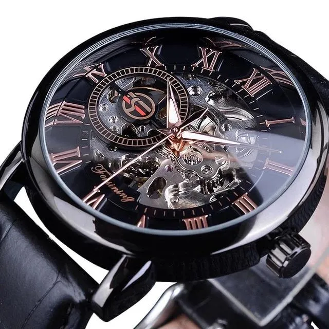 Designer Hollow Skeleton Mechanical Watches