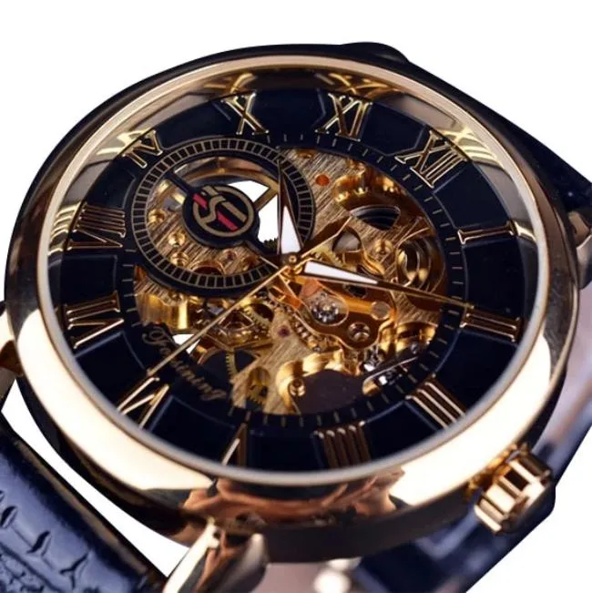 Designer Hollow Skeleton Mechanical Watches