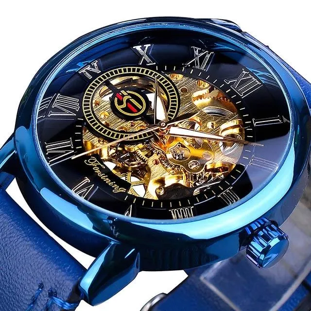 Designer Hollow Skeleton Mechanical Watches