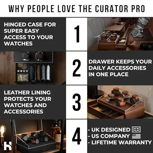 Elevate Your Watch Collection With the Curator Pro Premium Watch Display Case