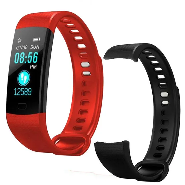 Fitness Activity Heart Rate Tracker Blood Pressure Waterproof band  IOS Android