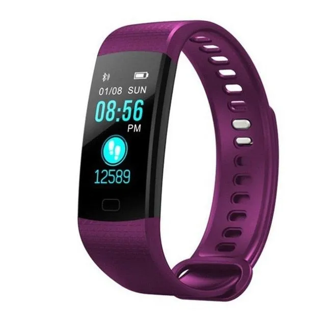 Fitness Activity Heart Rate Tracker Blood Pressure Waterproof band  IOS Android