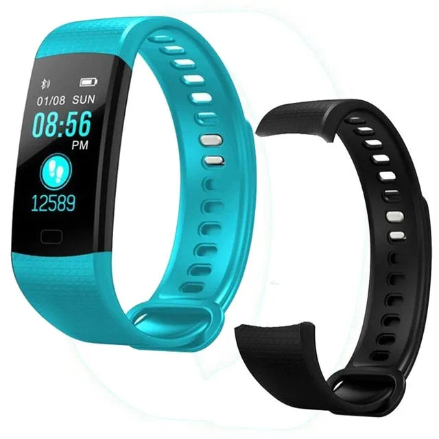 Fitness Activity Heart Rate Tracker Blood Pressure Waterproof band  IOS Android