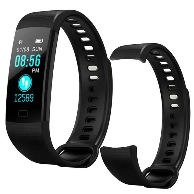 Fitness Activity Heart Rate Tracker Blood Pressure Waterproof band  IOS Android