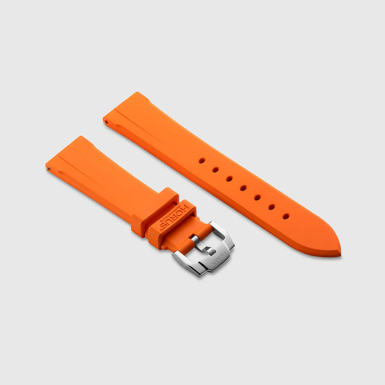 FKM Rubber Strap for Panerai Luminor - Citrus Orange