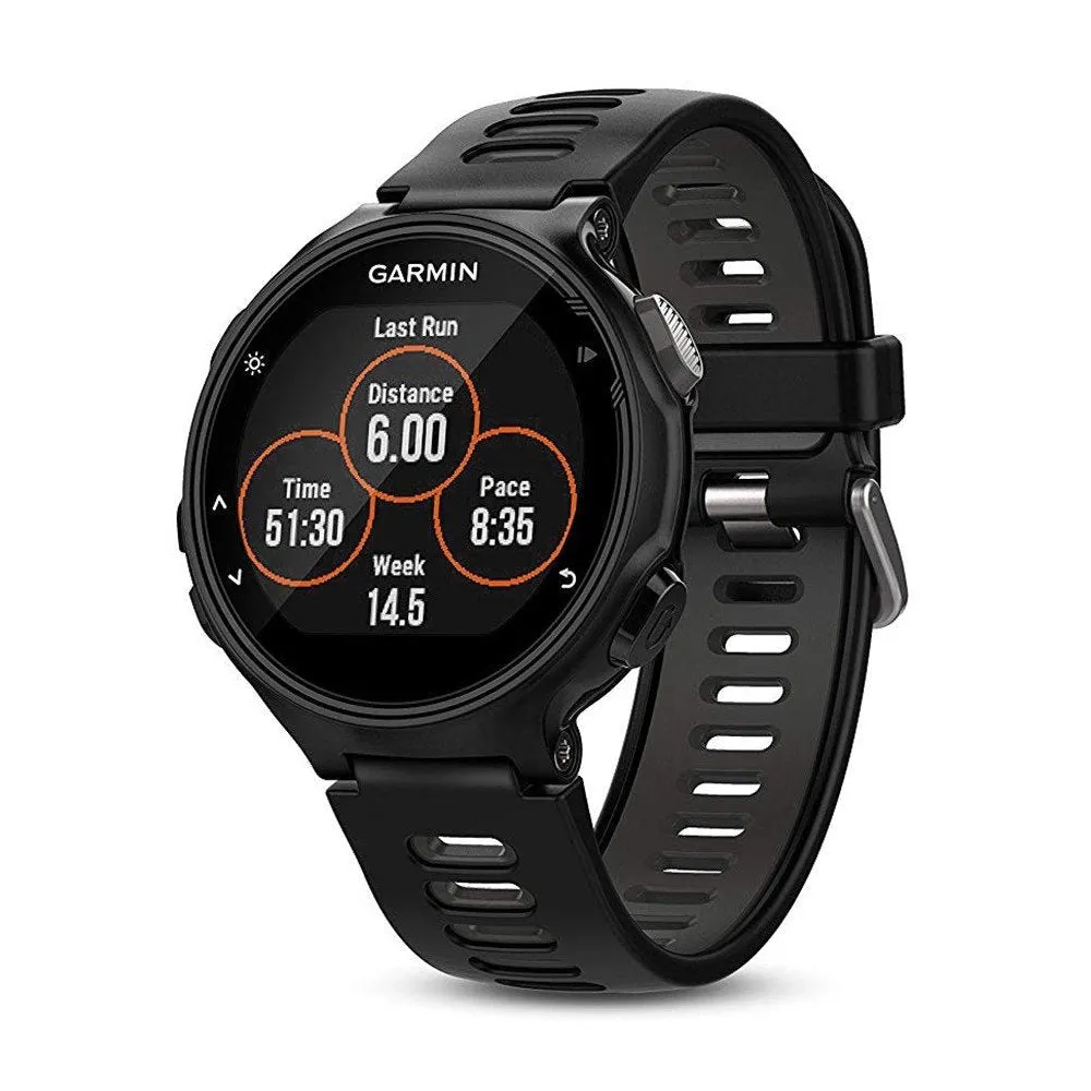 Garmin Forerunner 735XT Black/Gray Silicone Band Black Digital Dial Smart Watch - 010-01614-12