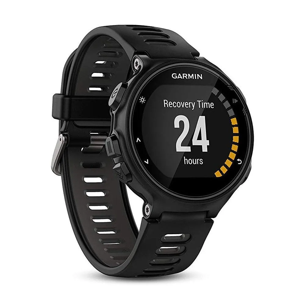 Garmin Forerunner 735XT Black/Gray Silicone Band Black Digital Dial Smart Watch - 010-01614-12