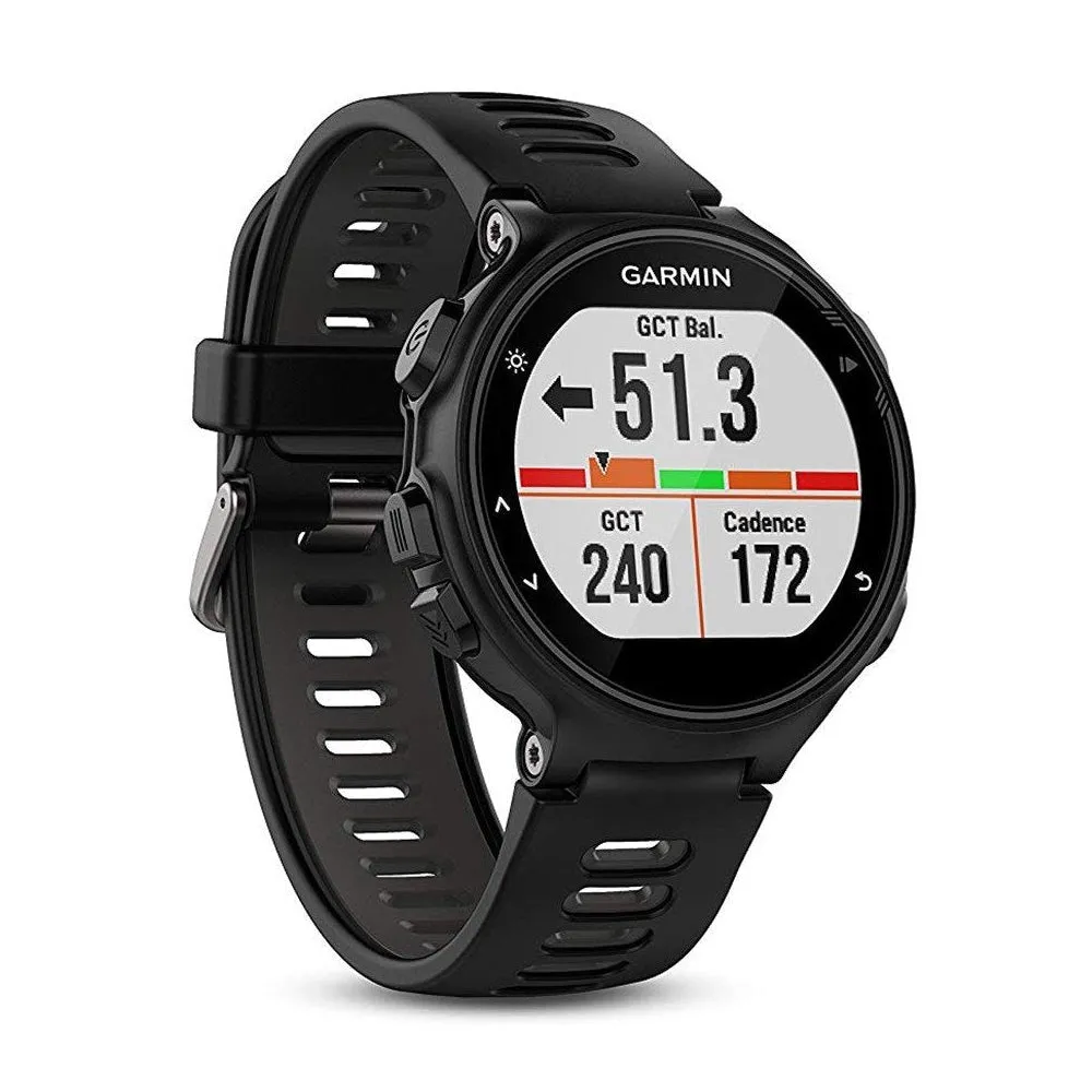 Garmin Forerunner 735XT Black/Gray Silicone Band Black Digital Dial Smart Watch - 010-01614-12