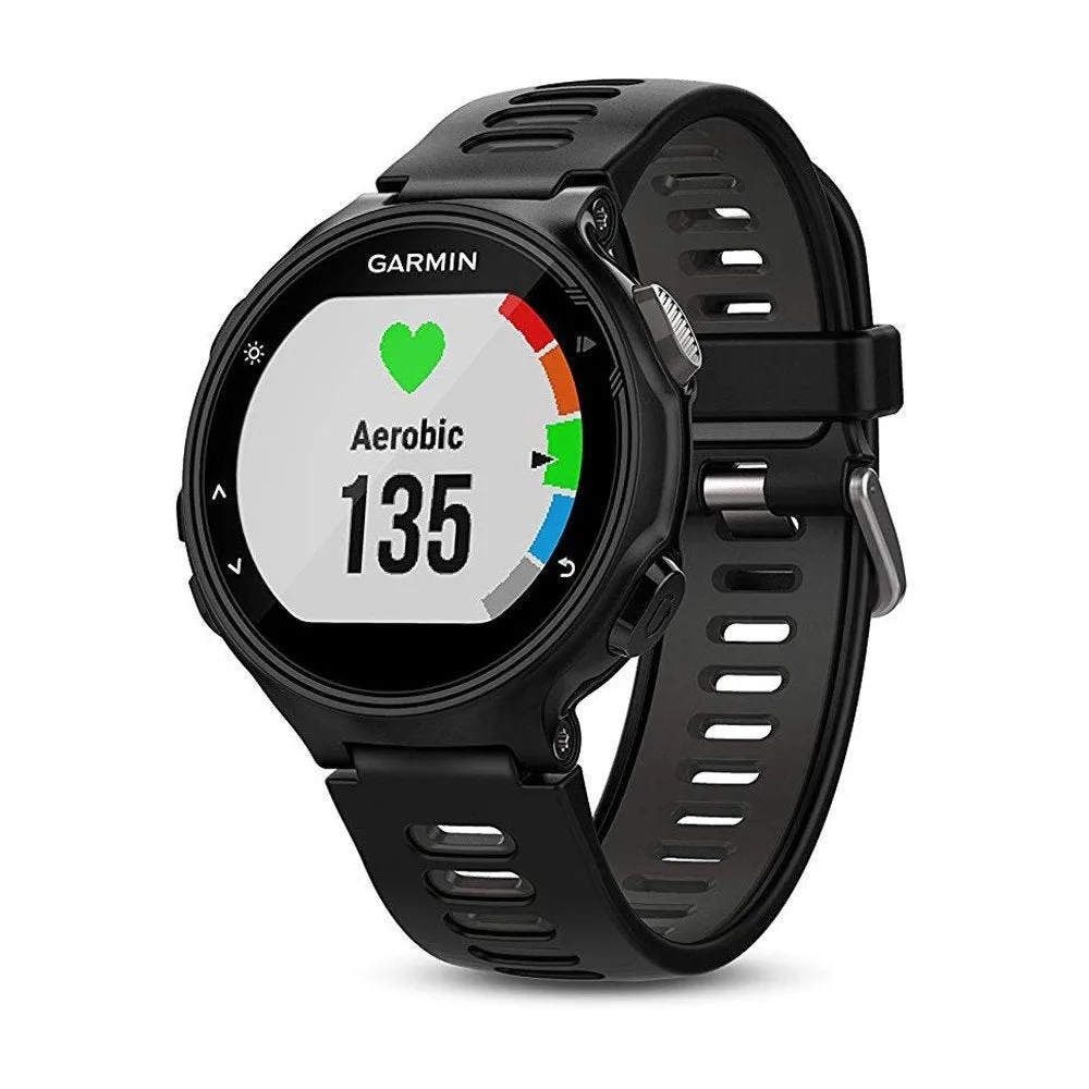 Garmin Forerunner 735XT Black/Gray Silicone Band Black Digital Dial Smart Watch - 010-01614-12