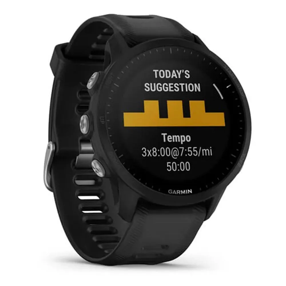 Garmin Forerunner 955 Black Tailored to Triathletes, Long-Lasting Battery GPS Running Smartwatch - 010-02638-10