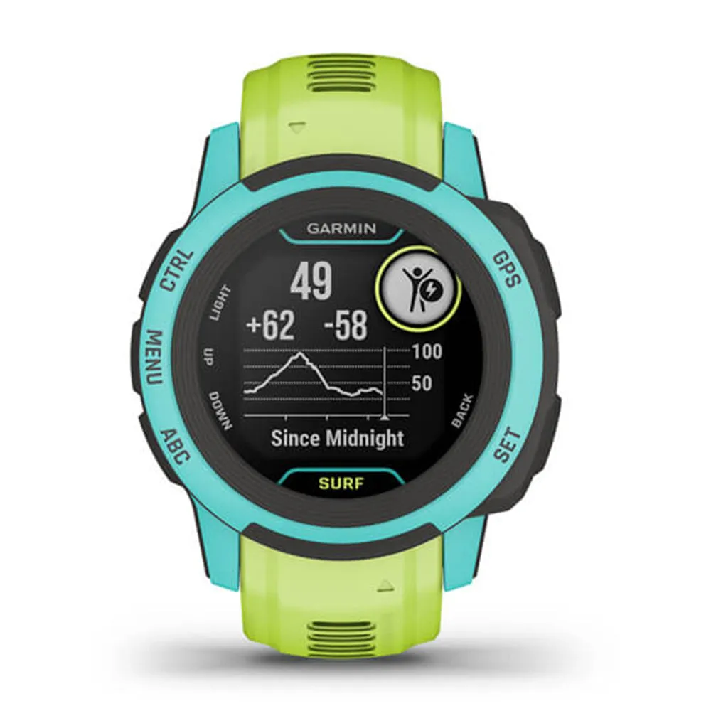 Garmin Instinct 2S - Surf Edition Unisex Waikiki Smaller-Sized Multi-GNSS Support Watch - 010-02563-12