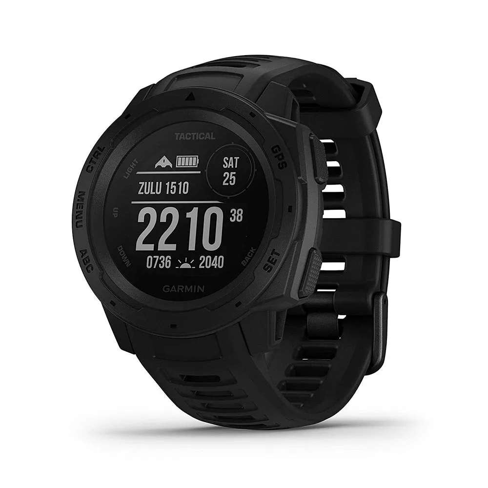 Garmin Instinct Outdoor Black Tactical Edition Band Black Digital Dial Smart Watch - 010-02064-70