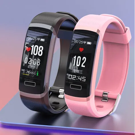 GT101 Unisex smart bracelet with Continuous Heart Rate Monitoring, Fitness Tracking and More