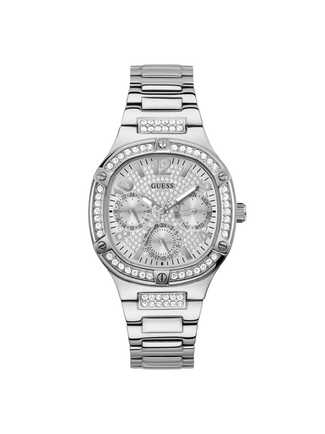 Guess Silver Dial Women Analog Watch - GW0558L1