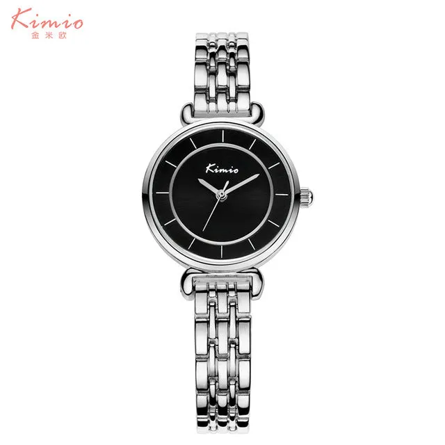 Ladies Time-limited Watches 2017 Women Watch Clover Famous Brand Fashion Stainless Steel Bracelet Quartz Wrist For Montre Femme