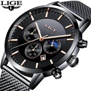 LIGE 2019 men's watches