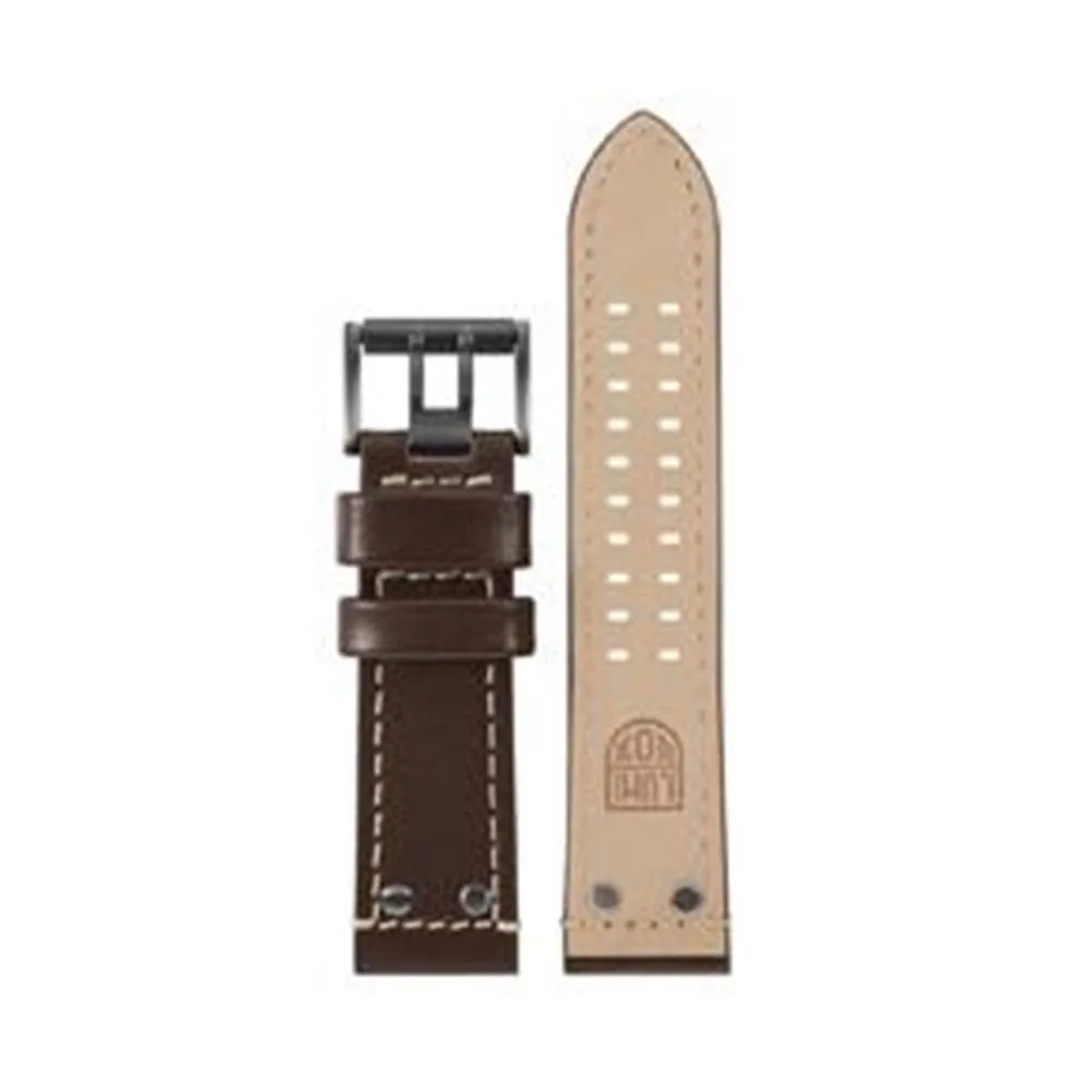 Luminox Men's Atacama Series Brown & Beige Leather Strap Stainless Steel Buckle Watch Band - FEX.1920.72H.80.K