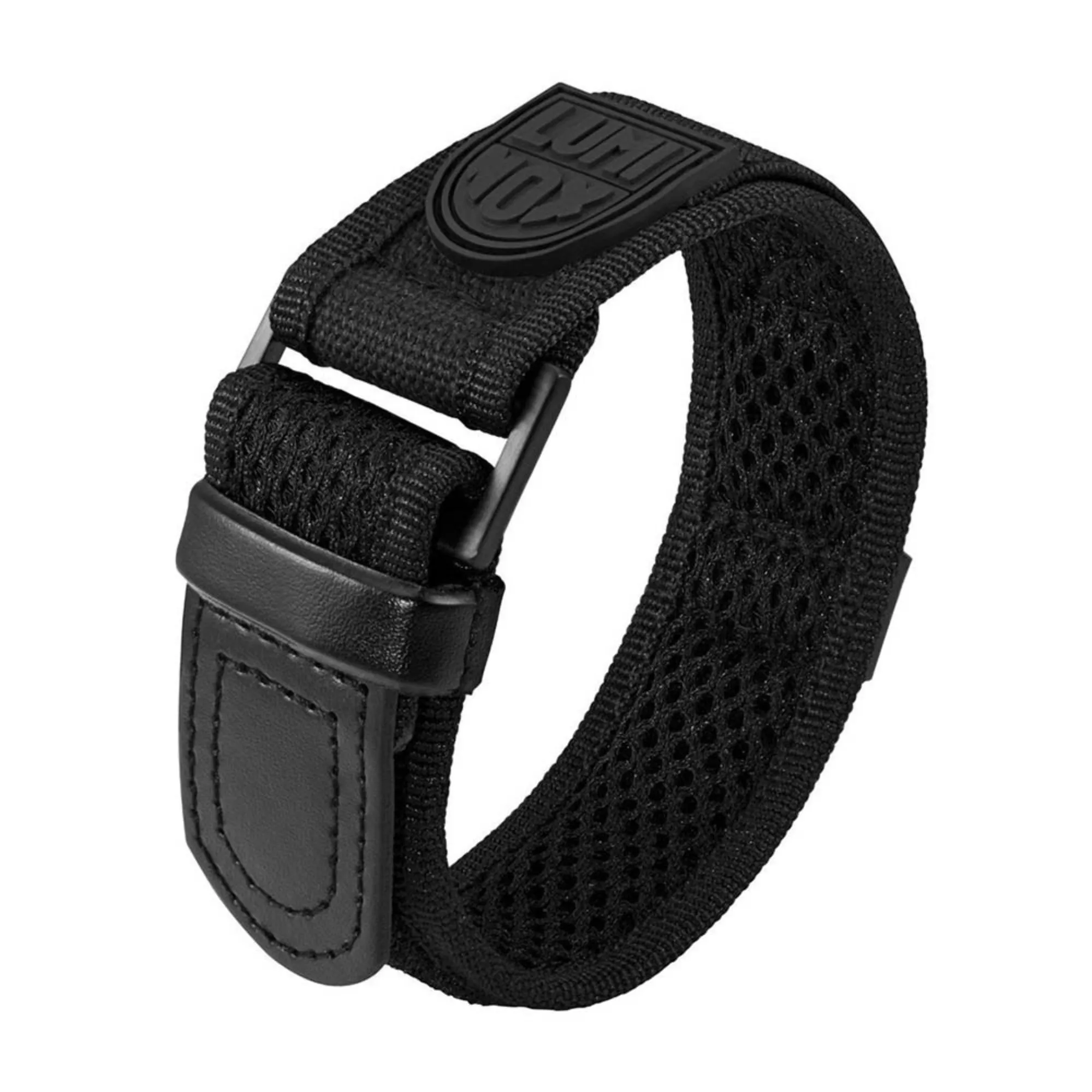 Luminox Men's Navy SEAL Original Series Black Nylon Velcro Watch Band - FNX.3900.29B.K