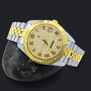 LUXE GLAMOUR CUBIC ZIRCON WATCH