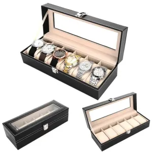 Luxury Watch and Jewelry Storage Box: Stylish Organizer for Travel Essentials