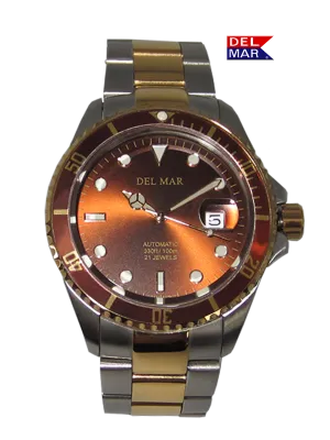 Men's Automatic Watch Two-Tone Bronze Dial #50389