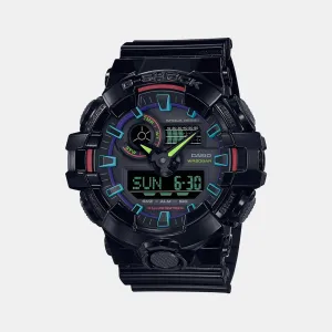 Men's Black Analog-Digital Resin Watch G1369 - GA-700RGB-1ADR