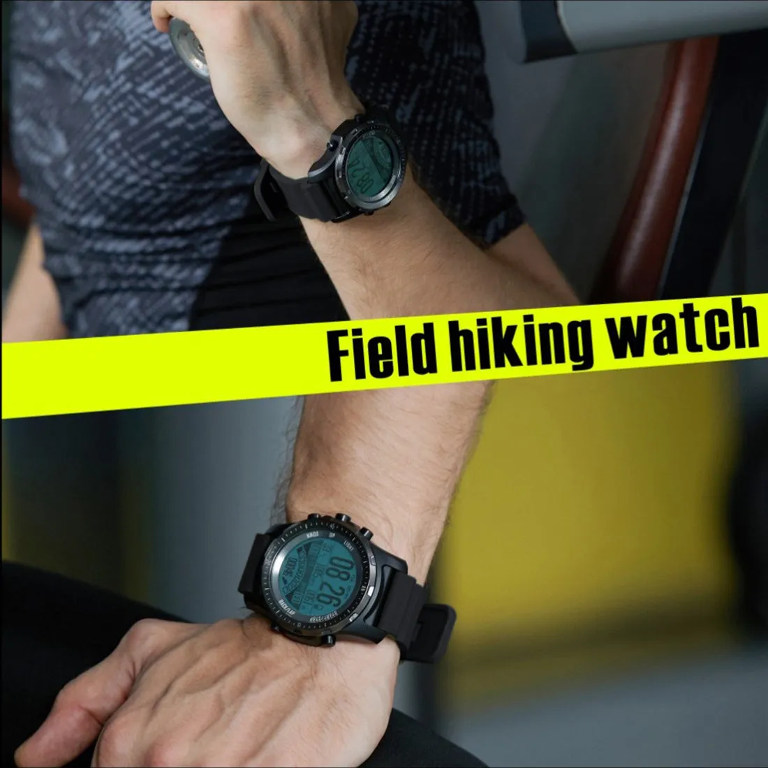 Multisport GPS Hiking Sport Military Watches for Men