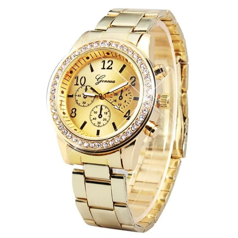 New Fashion Ladies Crystal Diamond Rhinestone Casual Watches Women Beauty Dress Quartz Women Wristwatches Hours Reloj Mujer