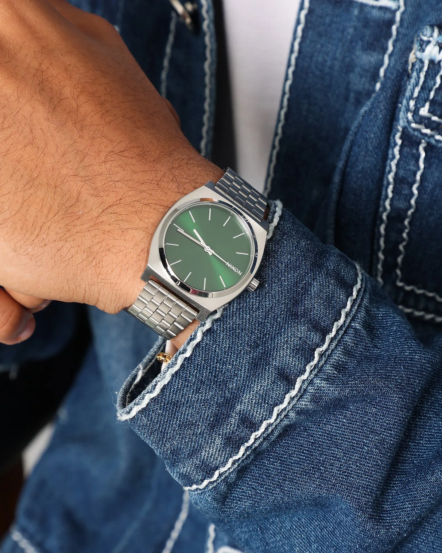 Nixon Time Teller Watch Green Sunray