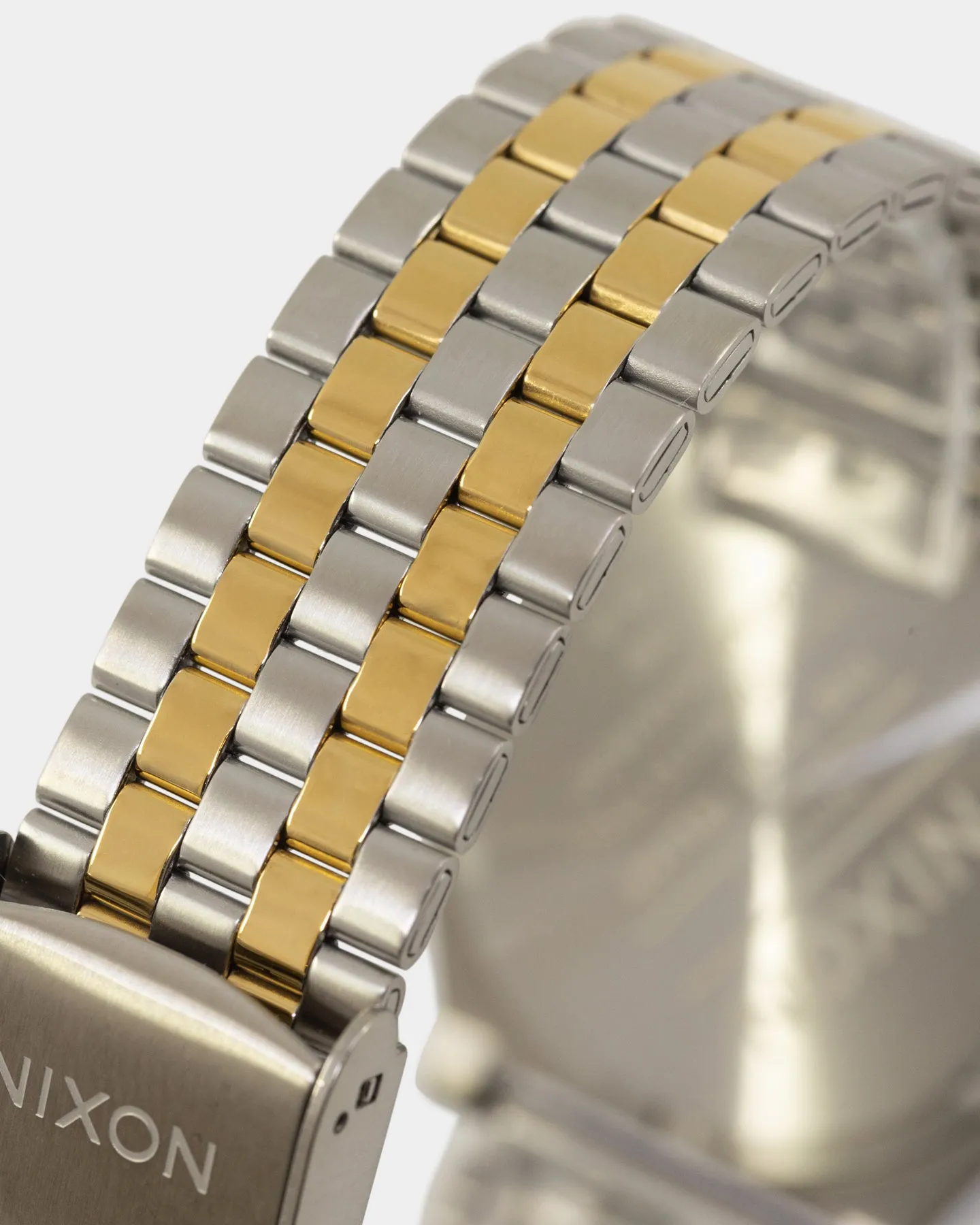 Nixon Time Teller Watch Silver/Gold