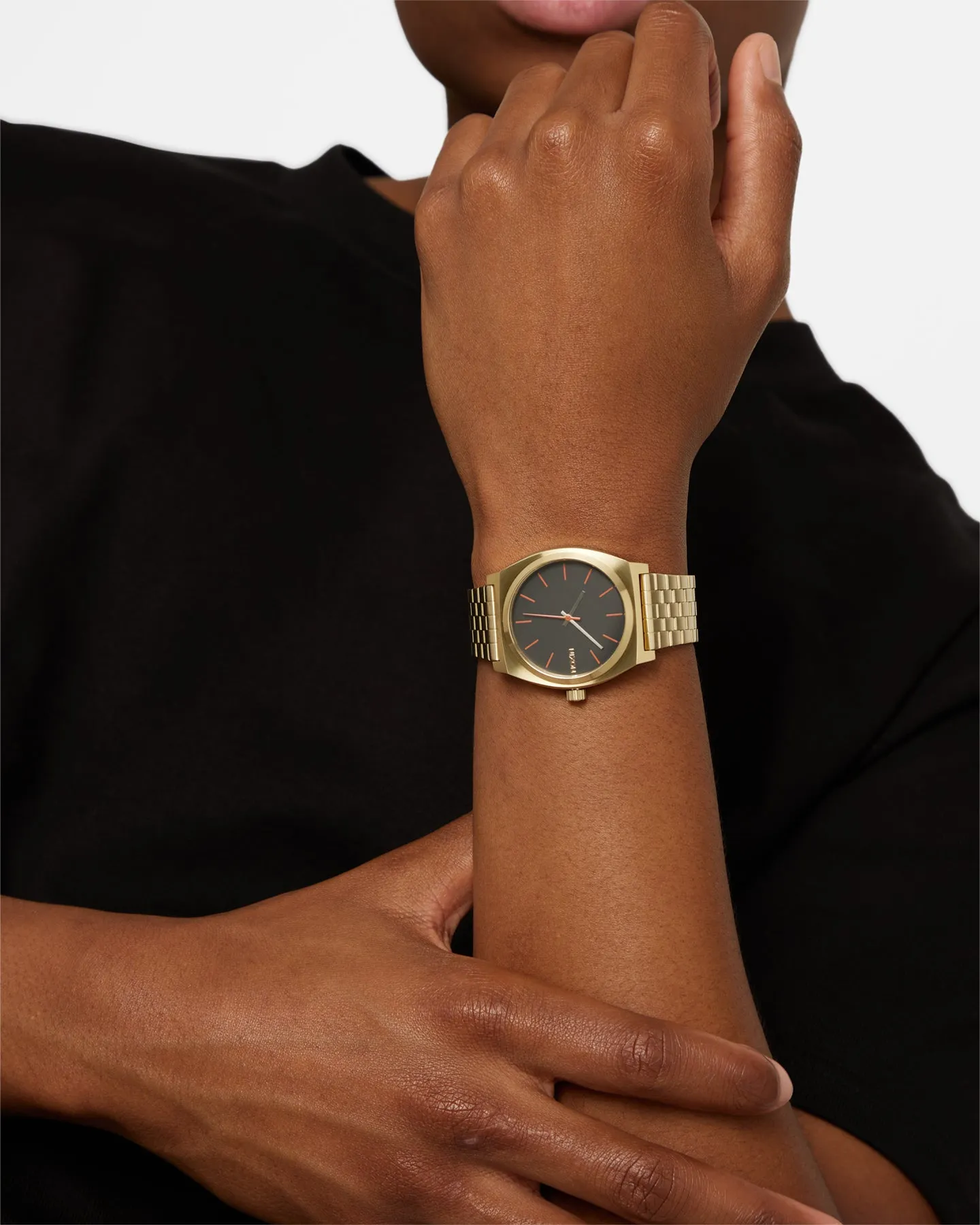 Nixon Time Teller Watch Yellow Gold/Black