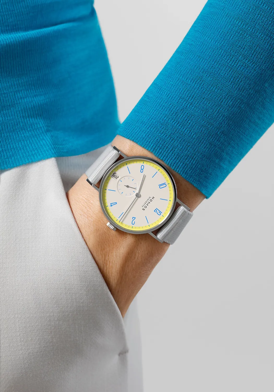 NOMOS Tangente 38 Date Lemonbiscuit | Ref. 179.S10 | LE175 | SOLD OUT