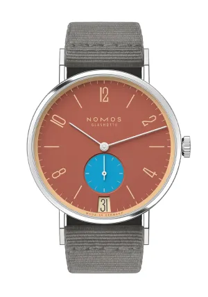 NOMOS Tangente 38 Date Ziegelblau | Ref. 179.S27 | LE175 | SOLD OUT